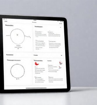 Diseño moderno e informativo para iPad