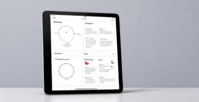 Diseño moderno e informativo para iPad