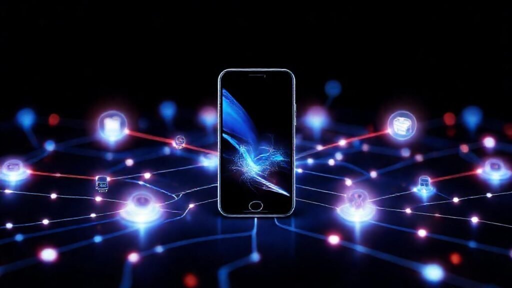 El iPhone muestra conexiones de red fluidas