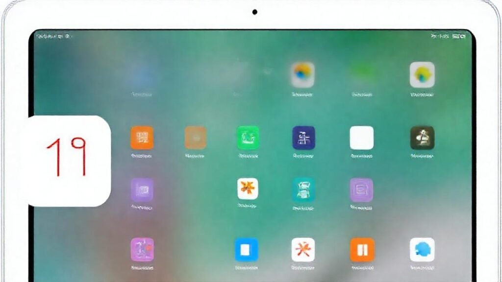 iPad actualizado: organización clara e intuitiva