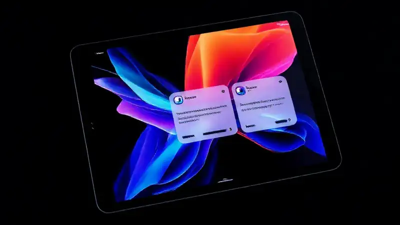 iPad 17 ofrece notificaciones brillantes y futuristas