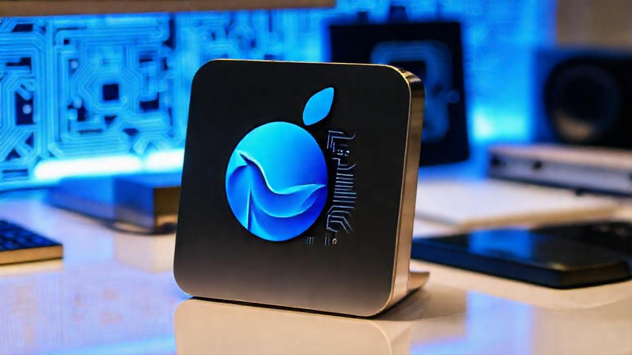 Un escritorio tecnológico y ordenado brilla