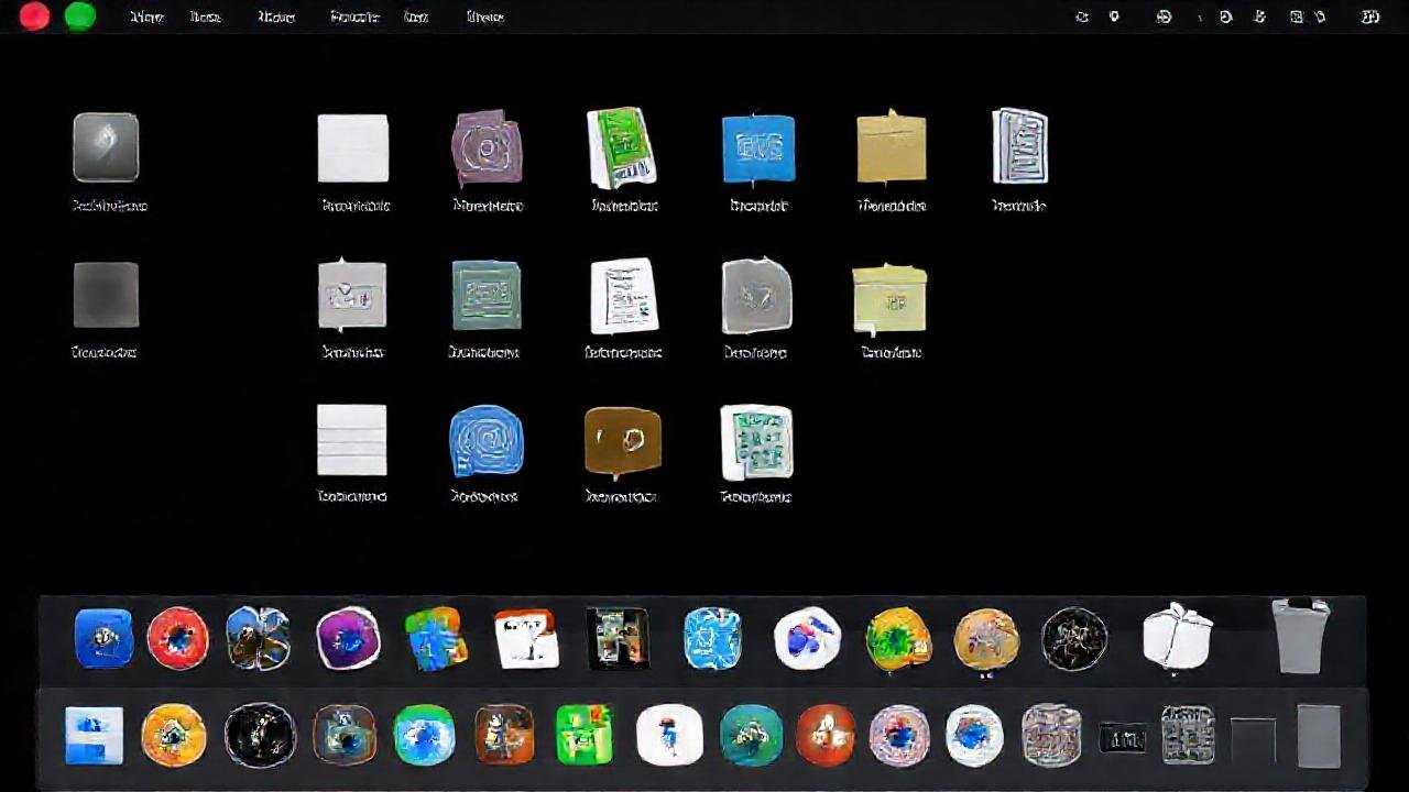 El Dock Mac ofrece un diseño simple y colorido
