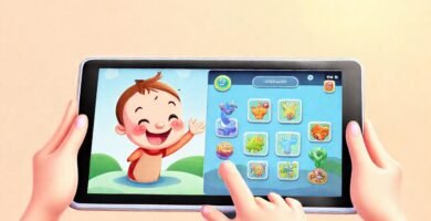 Un iPad educativo hace feliz a un niño