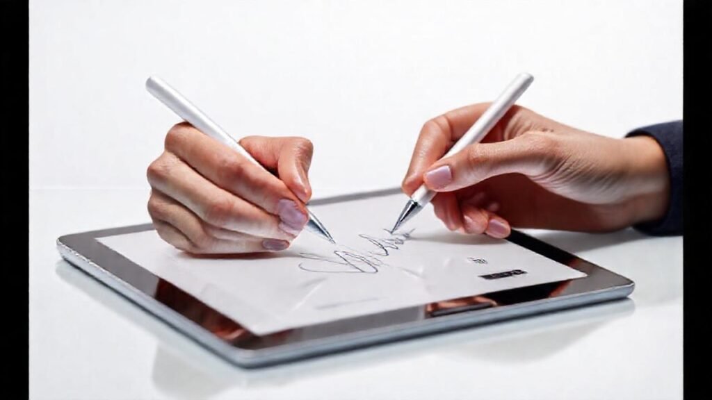 La firma digital es profesional y moderna