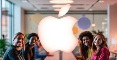 Apple irradia optimismo y diversidad moderna