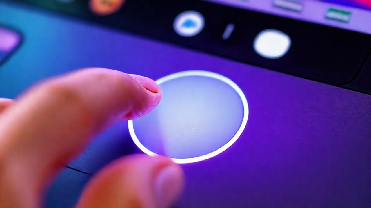 Pantalla táctil mueve objetos en Mac