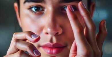 Tutorial digital con rostro iluminado