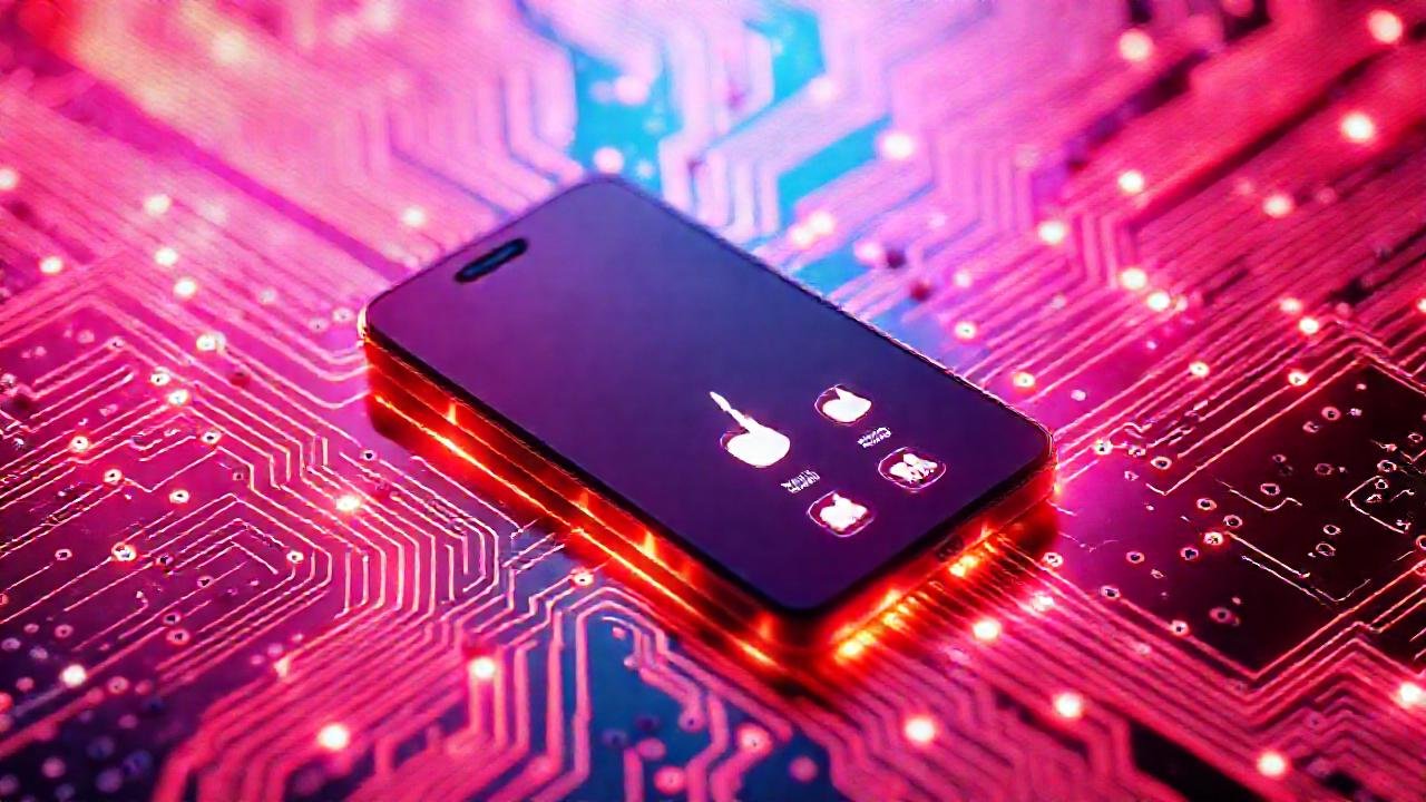 Circuito digital futurista y luminoso