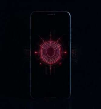 iPhone futurista: privacidad digital y diseño minimalista