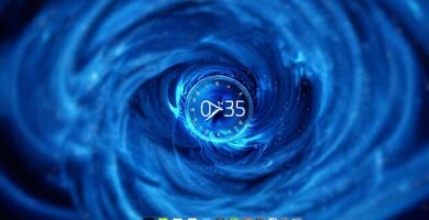 Una máquina del tiempo digital futurista