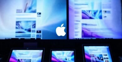 Apple: diseño digital moderno y vibrante