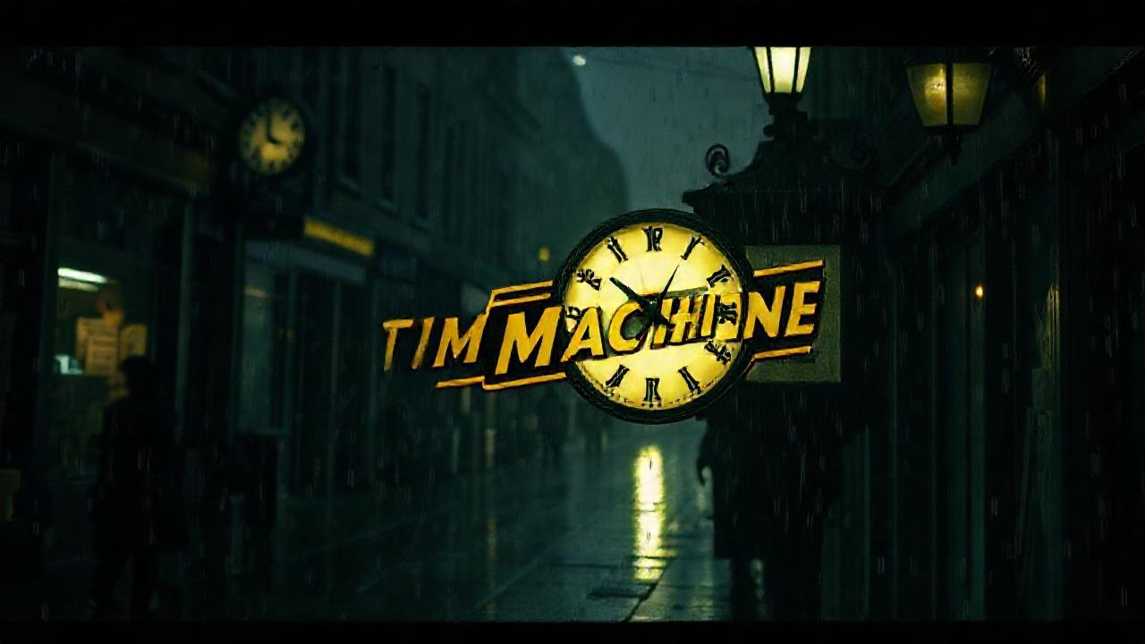 Una calle lluviosa evoca un misterio antiguo