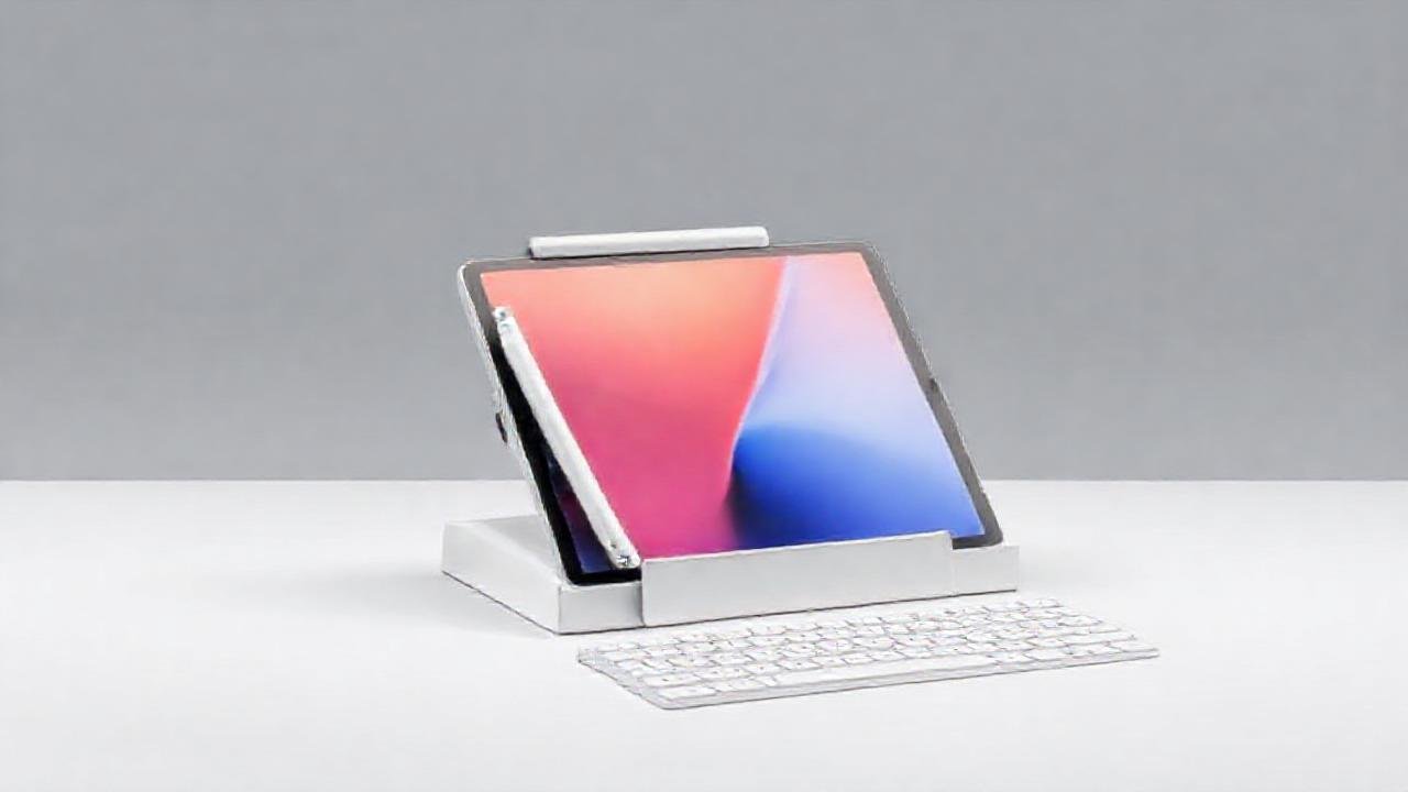 Estación de carga elegante para iPad Pro