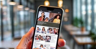 iPhone presenta noticias visualmente atractivas y optimistas