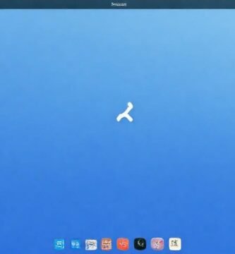 Un escritorio macOS limpio y minimalista