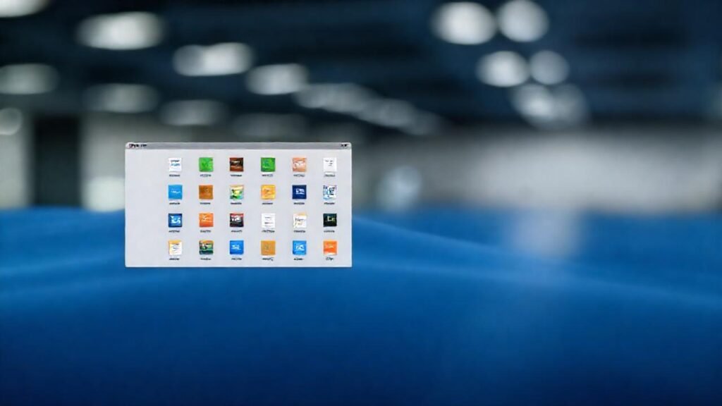 Dock macOS elegante y colorido