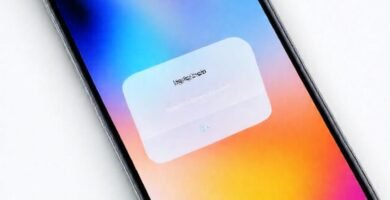 Notificación de iOS en iPhone brillante