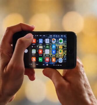 Captura de pantalla del iPhone vibrante