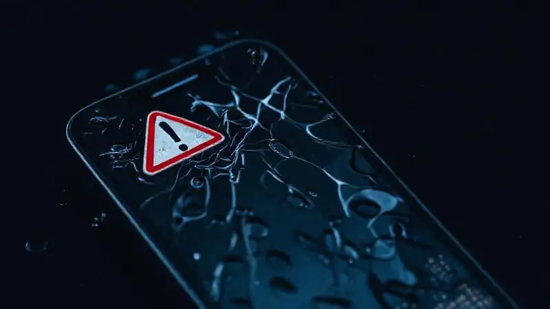 Un iPhone dañado