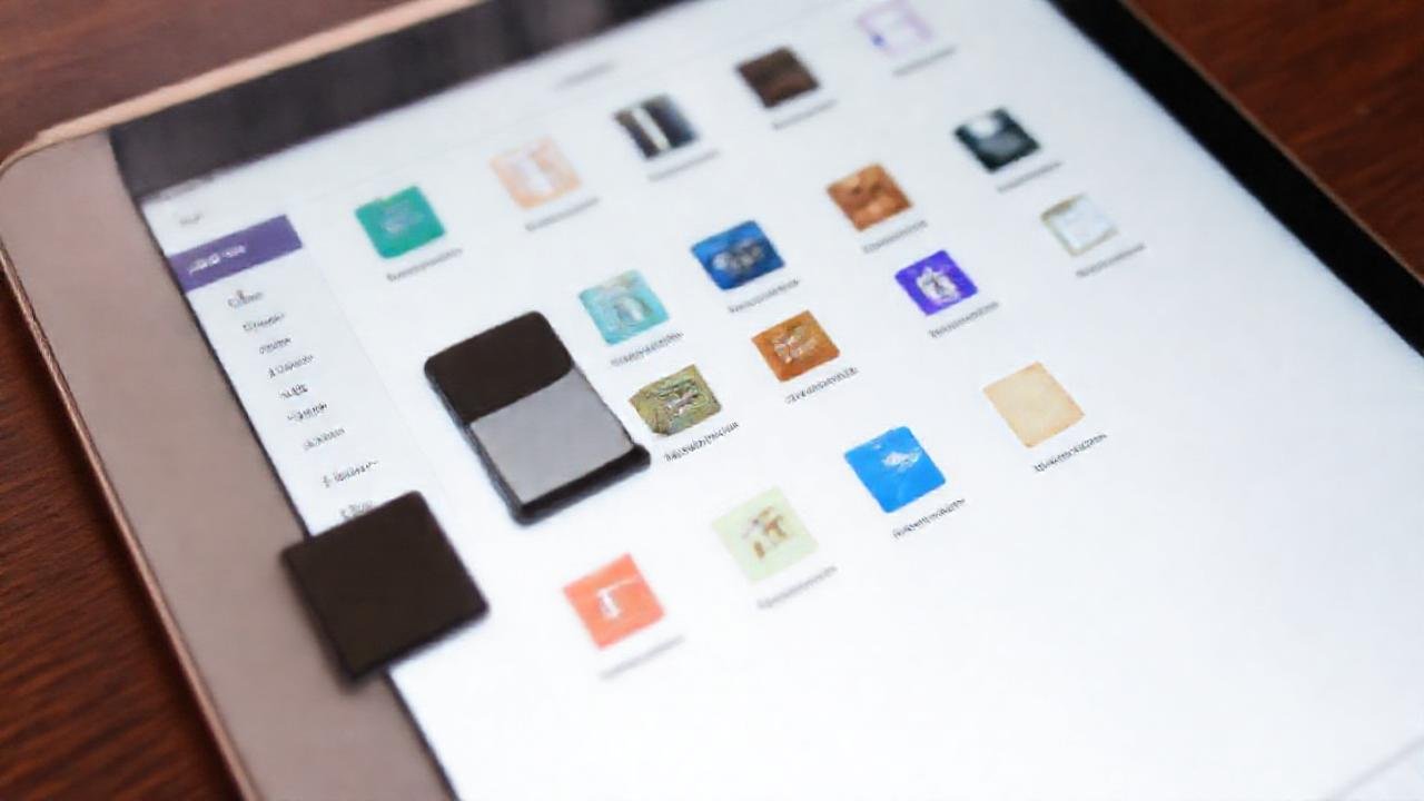 Un iPad organizado y atractivo