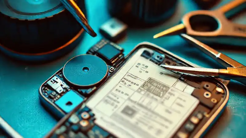 Reparación de iPhone: estética vintage y precisa