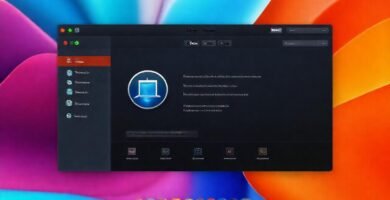Interfaz de máquina del tiempo elegante y informativa