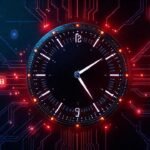 Reloj futurista