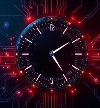 Reloj futurista