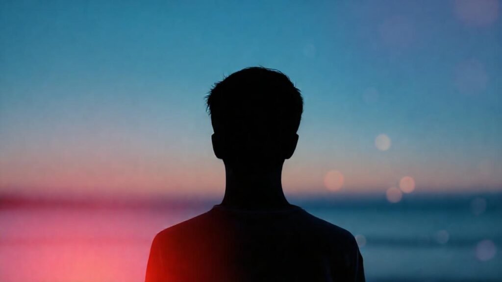 Interfaz minimalista azul transmite calma y enfoque