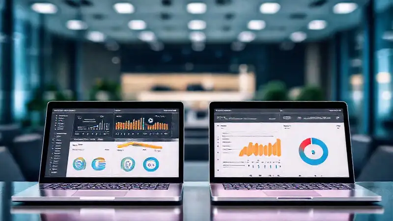 Una laptop moderna inspira productividad
