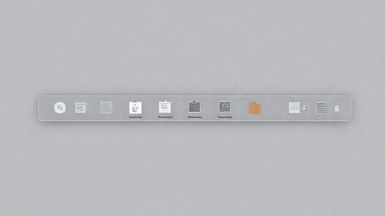 Menú macOS minimalista, limpio y sereno