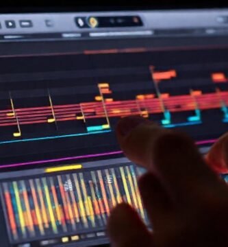 iPad crea arte musical digital vibrante