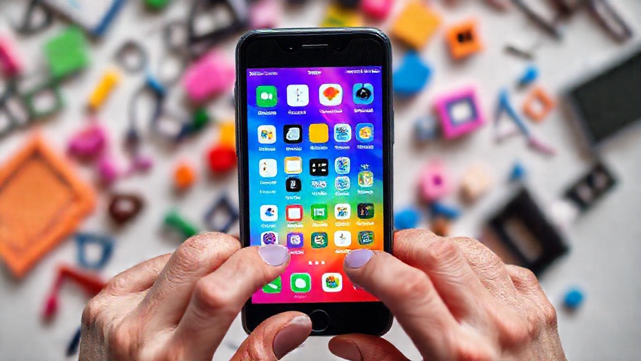 El smartphone ofrece un caos organizado y alegre