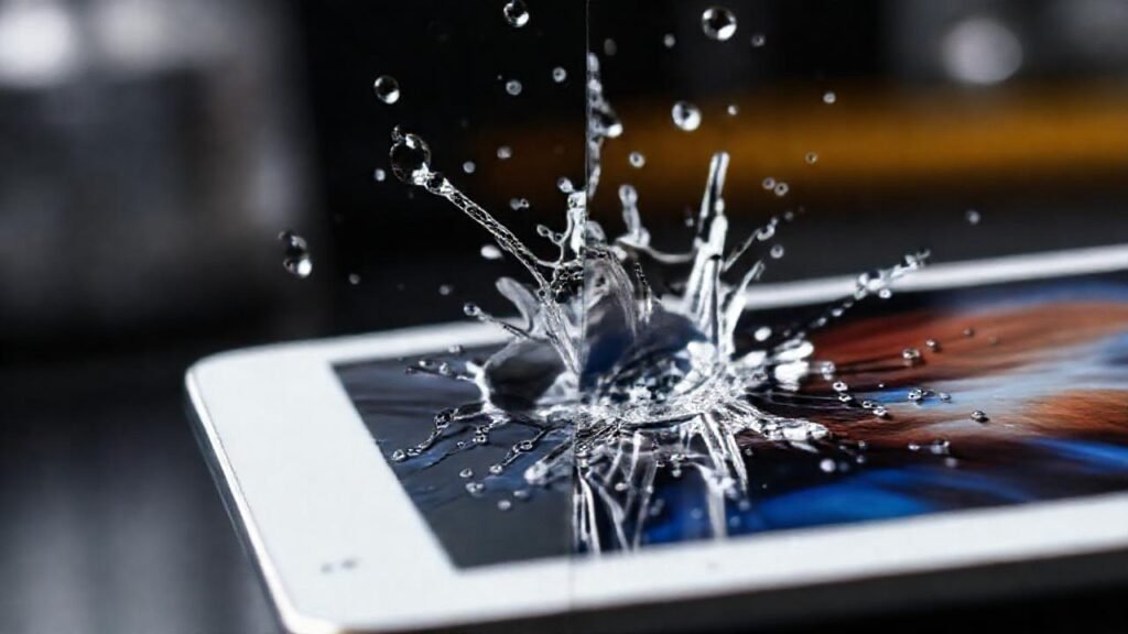 iPad resiste salpicaduras y golpes