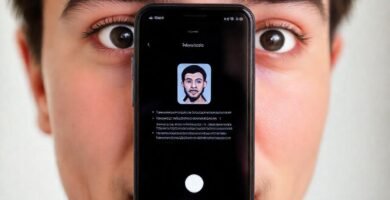 Cara confundida frente a Face ID