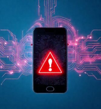 Interfaz móvil: datos digitales y alerta