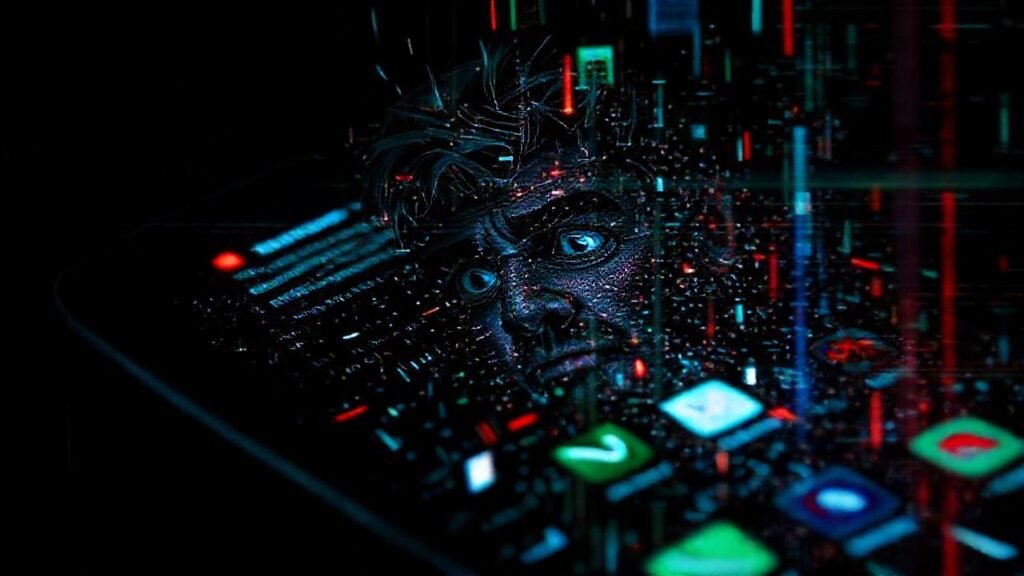 El iPhone presenta fallos digitales caóticos