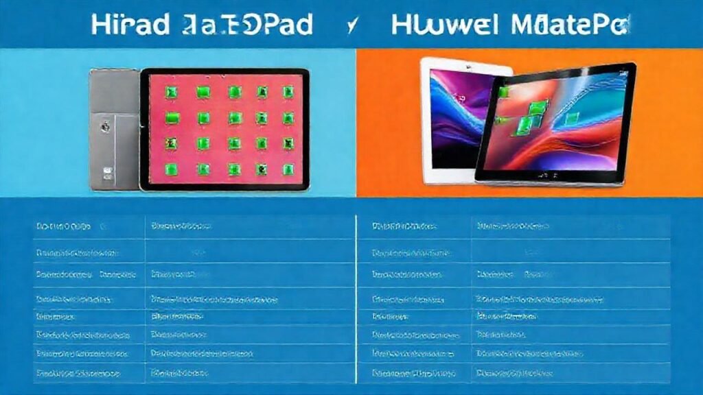 Comparación de tablets: especificaciones y colores