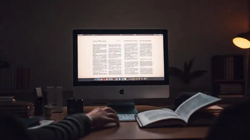 Un Mac Pro elegante edita libros