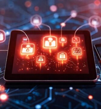 Tecnología moderna con interfaces limpias