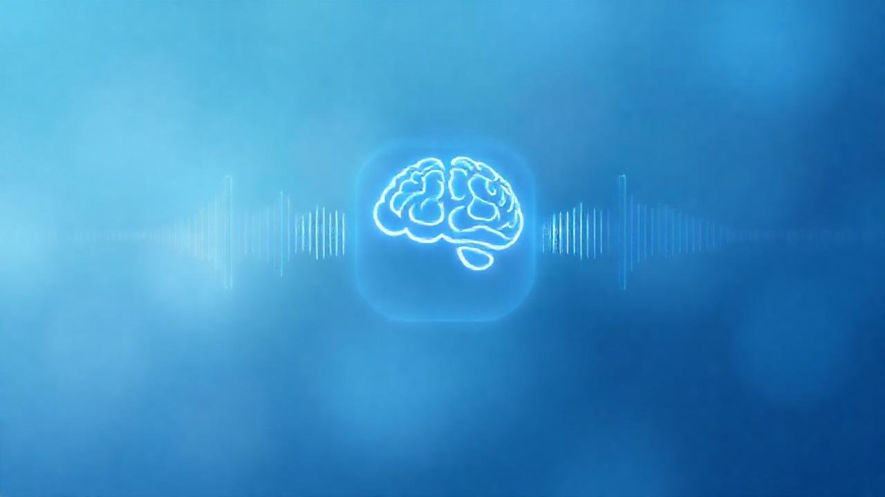 Interfaz minimalista azul, calmada y digital