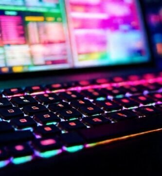 Teclado digital futurista