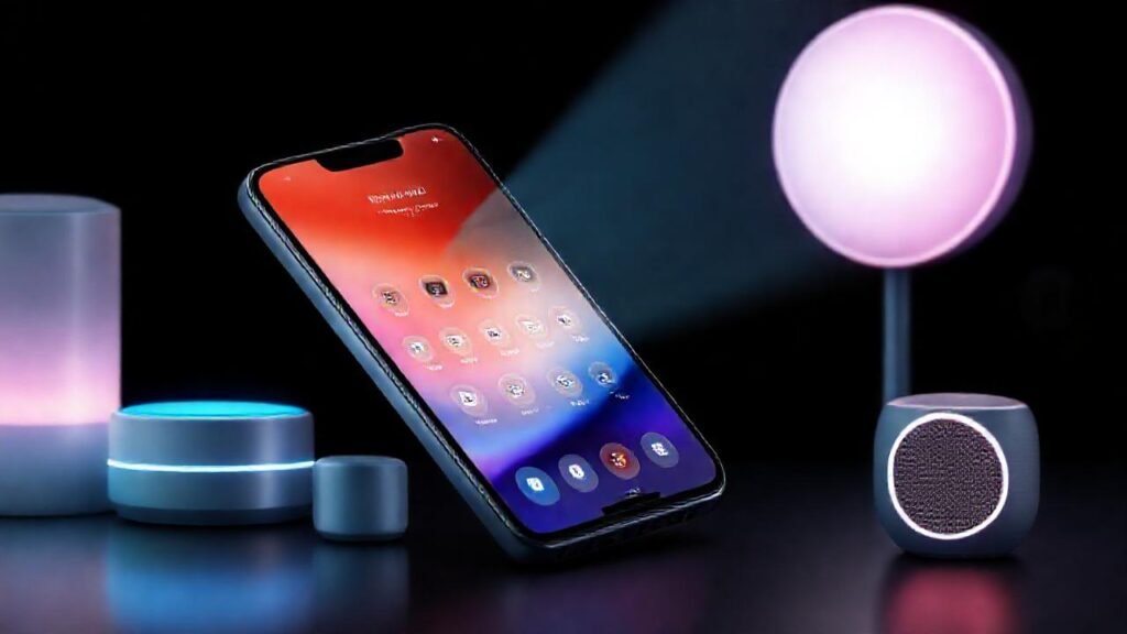 iPhone moderno: diseño tecnológico y minimalista