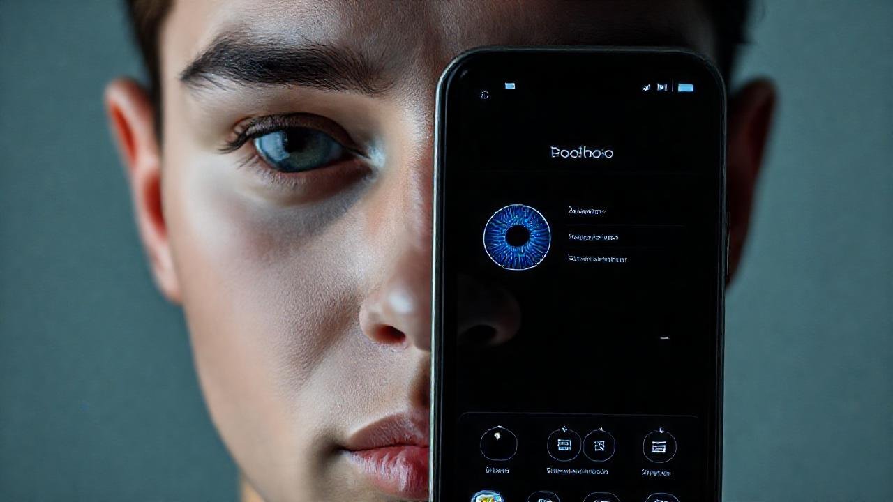 Escaneo retinal en iPhone, seguridad discreta