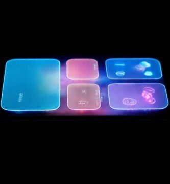 iOS presenta una interfaz futurista brillante