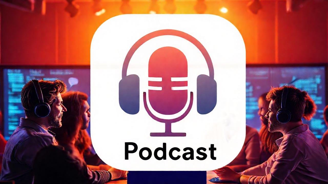 Podcast diverso genera conversación vibrante digital
